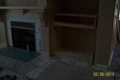 custom wood working , cabinets, hidden door, crown molding,  fire place , Houston , Austin, San Antonio,